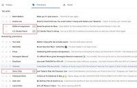 В Gmail появилась навязчивая реклама