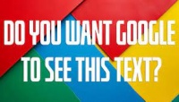 Google о картинках с текстом