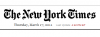 Платная подписка на электронную New York Times