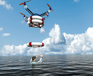 К спасению утопающих в Германии подключат БПЛА