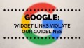 Google о ссылках в виджетах