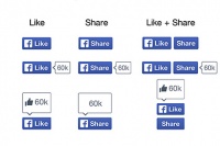 Facebook поменял дизайн кнопки "Like" Facebook поменял дизайн кнопки "Like"