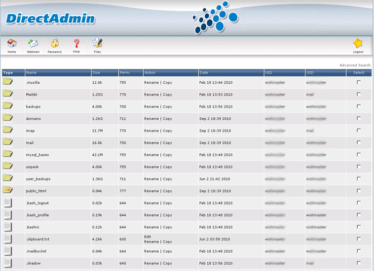 DirectAdmin